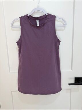 Athleta Mauve Crewneck Performance Tank